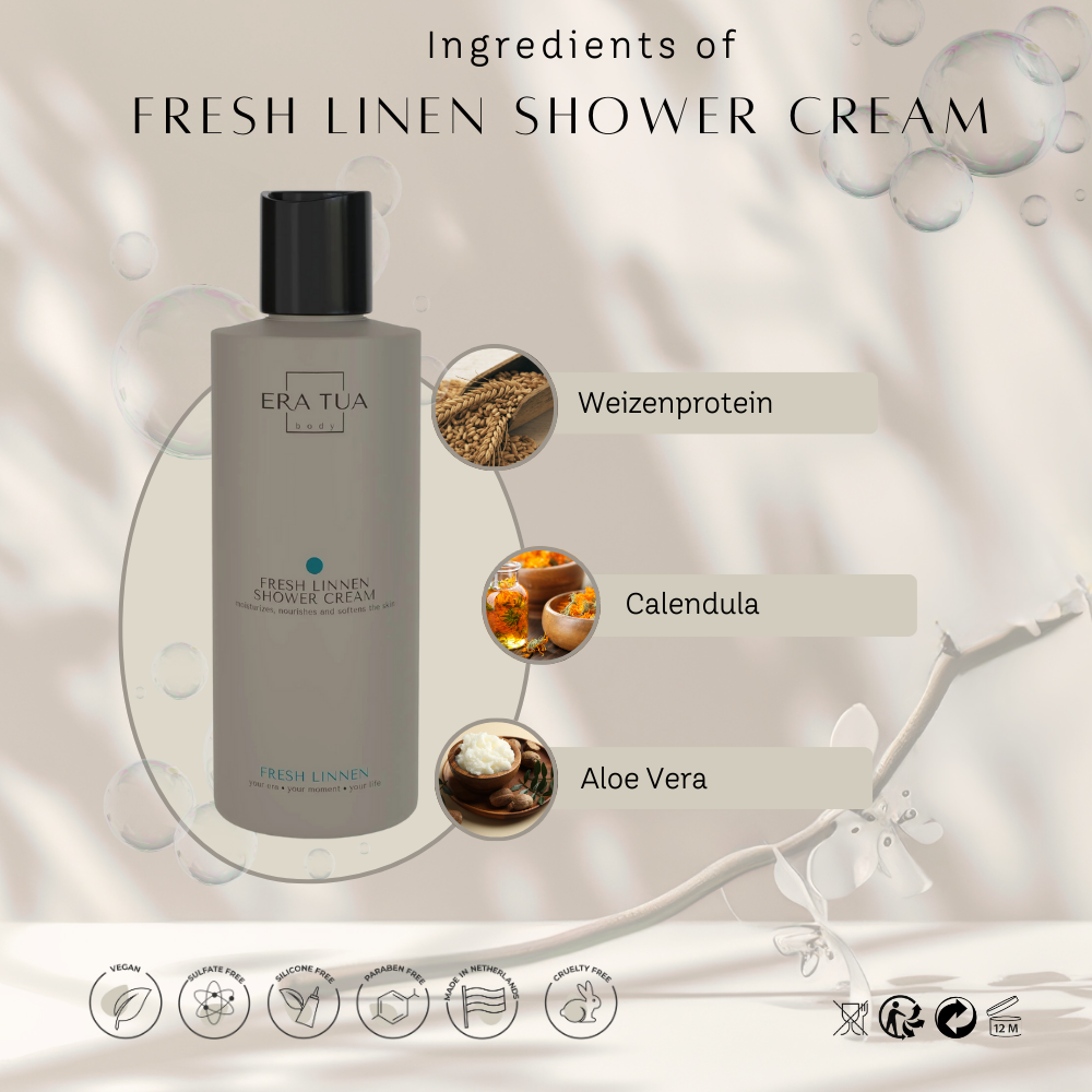 Shower Cream Fresh Linen 200ml