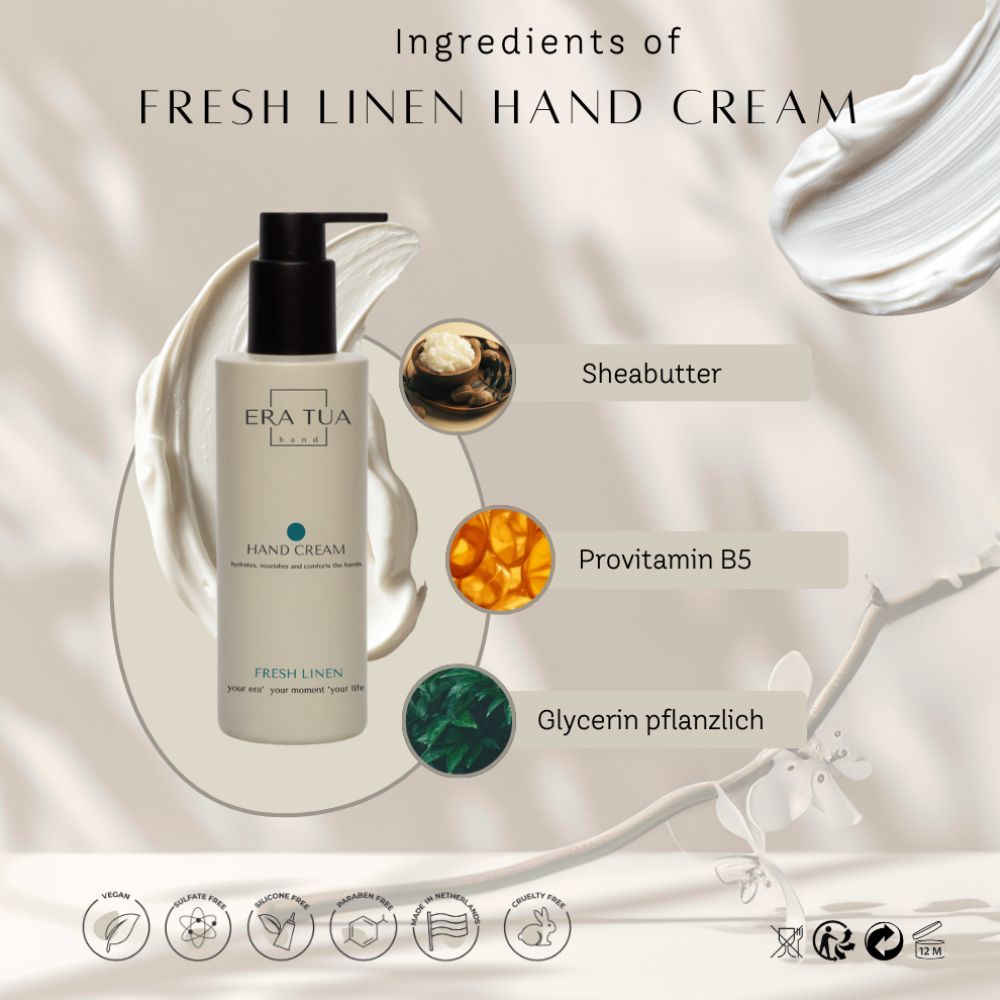 Hand Cream – Fresh Linen 200ml